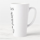 Abschluss Name Personalisierte Latte-Tasse Milchtasse (Rechts)