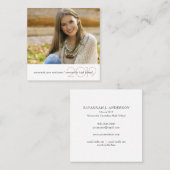 Abschluss-Namenskarten Einfach-Redigieren Telefonnummerkarte (Vorne/Hinten)