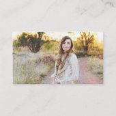 Abschluss-Namenskarten-Einsatz Visitenkarte (Rückseite)