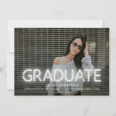 Abschluss neon zeitgenössisch modern zwei Foto (Vorderseite)