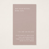 Abschluss-Netzwerk Foto Visitenkarte (Rückseite)