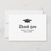 Abschluss Newspaper Custom Foto Vielen Dank Dankeskarte (Vorderseite)