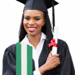 Abschluss Nigerianische Flagge Scarf Seezunge Schal<br><div class="desc">Abschluss stahl Schal mit nationaler Flagge für internationale Absolventen,  die nationales Erbe zeigen. Erstellen Sie einen individuellen Sash für Ihr Abschluss Outfit und Fotoshootings.</div>
