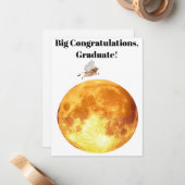 Abschluss-Note-Karte Mitteilungskarte (Vorderseite/Rückseite Beispiel)