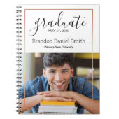 Abschluss-Notebook für die Universität 2025 Notizblock (Vorderseite)