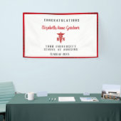 Abschluss Nurse Caduceus Red Satin Border Banner (Messeveranstaltung)