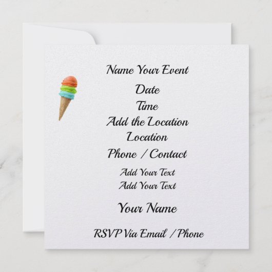 Abschluss oder Einladung (Rückseite)