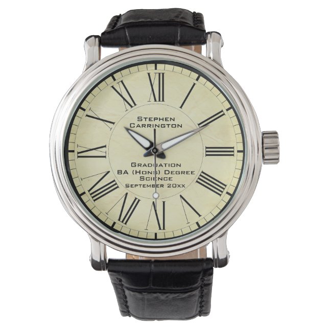 Abschluss oder Graduierungspreis Armbanduhr (Vorderseite)