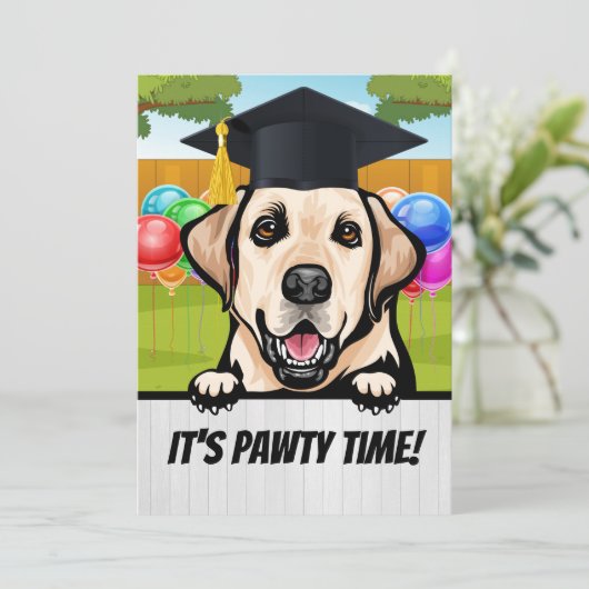 Abschluss oder JEDE Party Einladung (Stehend Vorderseite)