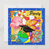 Abschluss oder Party Einladung von Occasions Pool (Vorderseite)