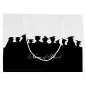 Abschluss oder Wiedersehen Anpassen von Geschenkta Große Geschenktüte (Rückseite)