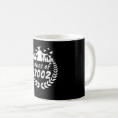 Abschluss- oder Wiedersehen-Designklasse 2002 von Kaffeetasse (VorderseiteRechts)
