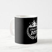 Abschluss- oder Wiedersehen-Designklasse 2017 von Kaffeetasse (Vorderseite Links)