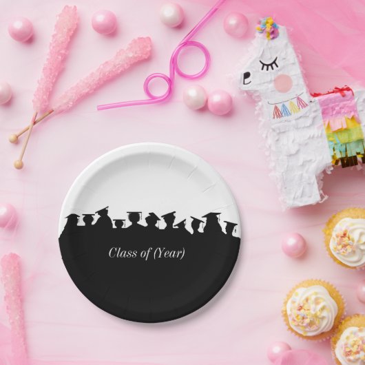 Abschluss oder Wiedersehen fertigen PapierTeller (Party)