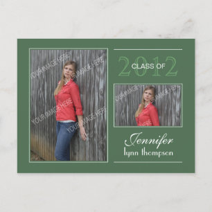 Abschluss-offenes Haus-Postkarte Ankündigungspostkarte