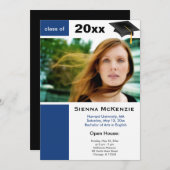 Abschluss Open House Blue) Ankündigung (Vorne/Hinten)