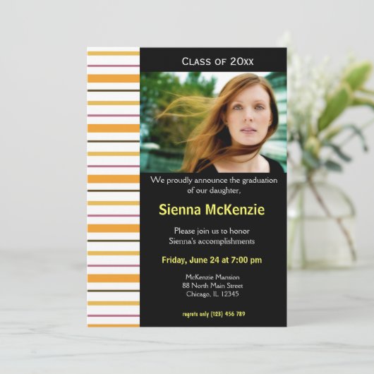 Abschluss Open House Einladung (Stehend Vorderseite)