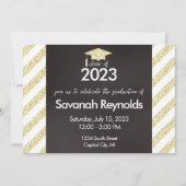 Abschluss Open House Einladung mit Foto (Vorderseite)