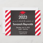 Abschluss Open House Einladung mit Foto (Vorderseite)