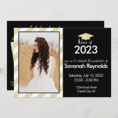 Abschluss Open House Einladung mit Foto (Vorne/Hinten)