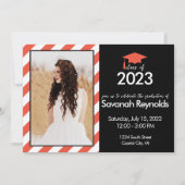 Abschluss Open House Einladung mit Foto (Vorderseite)