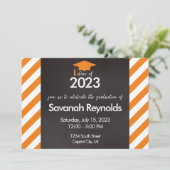 Abschluss Open House Einladung mit Foto (Stehend Vorderseite)