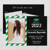 Abschluss Open House Einladung mit Foto (Vorne/Hinten)