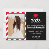 Abschluss Open House Einladung mit Foto (Vorderseite)