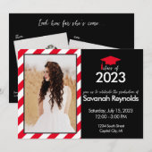 Abschluss Open House Einladung mit Foto (Vorne/Hinten)