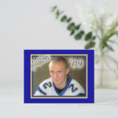 Abschluss Open House Einladungspostkarte (Stehend Vorderseite)