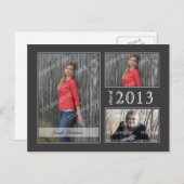 Abschluss Open House Postcard Einladungspostkarte (Vorne/Hinten)