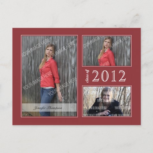 Abschluss Open House Postcard Einladungspostkarte (Vorderseite)