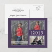 Abschluss Open House Postcard Einladungspostkarte (Vorne/Hinten)