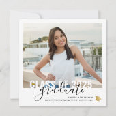 Abschluss Open House Square Einladungskarte (Vorderseite)