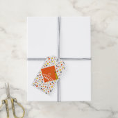 Abschluss Orange-Gift-Tags Geschenkanhänger (Mit Garn)