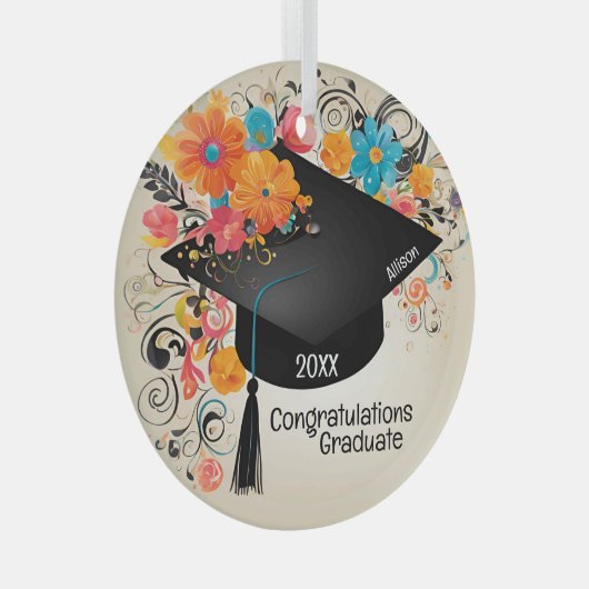 Abschluss Ornament Aus Glas (Vorderseite Rechts)