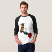 ABSCHLUSS OWL AND RED WAX SIEGEL MONOGRAM T-Shirt (Vorne ganz)