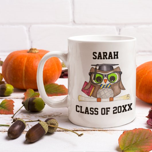 Abschluss Owl Tasse