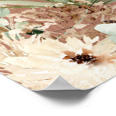 Abschluss Pampa Terracotta Modernste Eleganz Poster (Ecke)