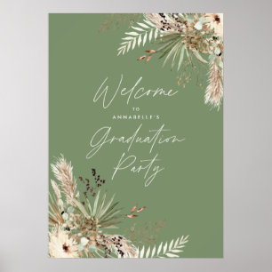 Abschluss Pampas Moderne Moderne Poster