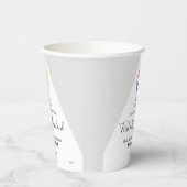 Abschluss Paper Cups Light Gray and White HAMbyWG Pappbecher (Links)