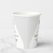 Abschluss Paper Cups Light Gray and White HAMbyWG Pappbecher (Rechts)
