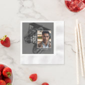 Abschluss Paper Napkins hinzufügen Ihr Foto Serviette (Beispiel)