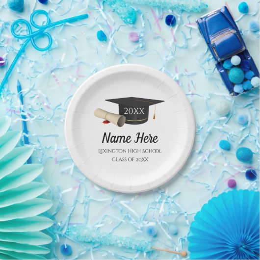 Abschluss Paper Tellers Class 2025 Pappteller (Party)