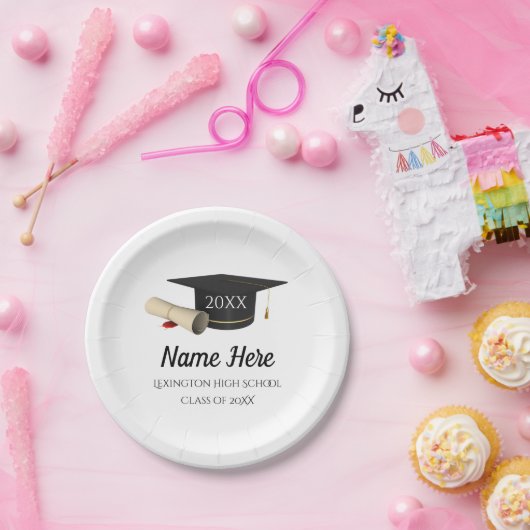 Abschluss Paper Tellers Class 2025 Pappteller (Party)