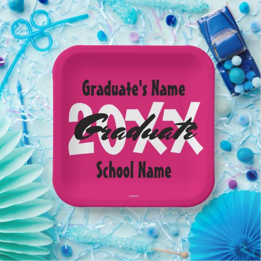 Abschluss-Papierplatte - HAMbyWG Pappteller (Party)