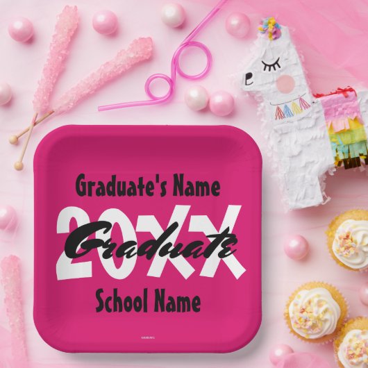 Abschluss-Papierplatte - HAMbyWG Pappteller (Party)