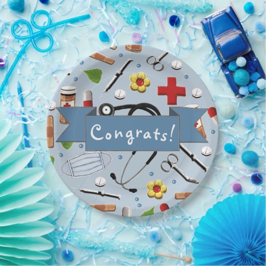 Abschluss Pappteller (Party)