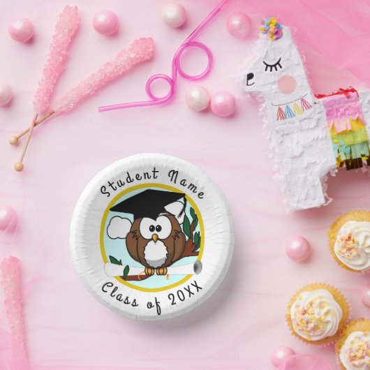 Abschluss Pappteller (Party)