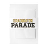 Abschluss-Parade Einladungsbanderole (Vorderseite Beispiel)